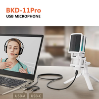 Zealsound Streaming Studio Microphone à condensateur Mic Microphones de bureau pour podcast Microphone de jeu professionnel