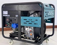 Générateur à double carburant de type ouvert 5KW 8KW 10kva 12KW 50HZ/60hz 110-240V très portable pour un usage quotidien à domicile AVR ATS CNG/GPL/Biogaz/NG