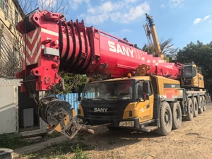 Grue tout-terrain SANY d'occasion 300t SAC3000S, moteur <span class=keywords><strong>Scania</strong></span>, hauteur de levage 60m, grue mobile hydraulique avec pompe et boîte de vitesses Rexroth - Product Image 3