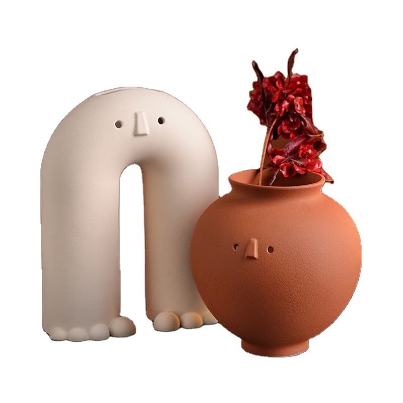 Small Eyes Ceramic Vase Set Ornaments