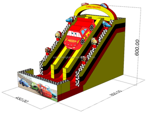 Château gonflable commercial pour enfants, toboggan gonflable, trampoline, château gonflable commercial pour enfants - Product Image 4