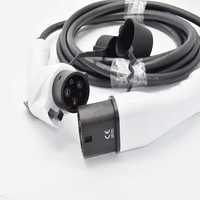 Accessoires de voiture Offre Spéciale Chargeur cc Câbles Ev 5M Câble de charge PVC Cordon 16A Chargeur EV Type 1 à Type 2 Mode 3 Câble de charge