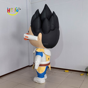 Meilleure vente Animation <span class=keywords><strong>Costume</strong></span> <span class=keywords><strong>de</strong></span> dessin animé <span class=keywords><strong>de</strong></span> marche gonflable <span class=keywords><strong>Costume</strong></span> végéta gonflable - Product Image 4