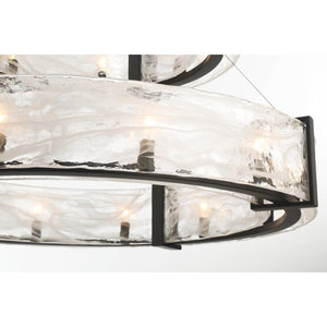 โคมไฟระย้ากระจกฝ้า LED ทรงกลมสไตล์นอร์ดิกโคมไฟเพดานสูงสองเท่าในห้องนั่งเล่น - Product Image 6