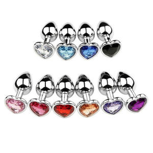 Tapón Anal Unisex <span class=keywords><strong>de</strong></span> Metal y Cristal Pequeño, <span class=keywords><strong>Dilatador</strong></span> Anal <span class=keywords><strong>de</strong></span> Cristal a Precio Económico para Juegos Sexuales, Joya para Masturbación Anal - Product Image 1