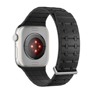 สายนาฬิกาซิลิโคนขายส่งสำหรับ Apple Watch S 10 11 46 มม. Ultra 49 มม. SE 44 มม. สายรัดข้อมือแบบแม่เหล็กสองสีสำหรับเล่นกีฬา - Product Image 5