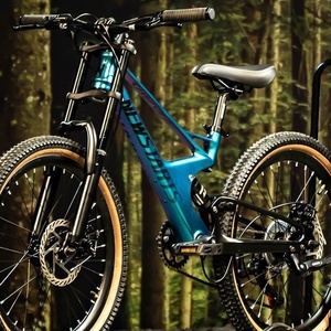 Bicicletta per Bambini Little Explorer 22 Pollici, Mountain Bike per Ragazzi 8-9-12 Anni, Telaio in Lega di Alluminio con Sospensione Posteriore e Doppio Freno a Disco - Product Image 4
