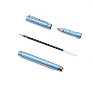 Multifunctional Promotional Ballpoint <b>Pen</b> with Stretchable Banner 1.0mm Tip Smooth Writing Black/Blue Ink Plastic Construction - Product Image 3