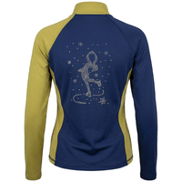 Ensemble veste et pantalon d'entraînement de patinage artistique pour adultes et filles - Tenue de danse et d'entraînement de patinage pour enfants