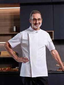 Chaqueta de <span class=keywords><strong>Chef</strong></span> Japonesa, Uniforme de Pastelero, Chaqueta de Cocina, Uniforme de <span class=keywords><strong>Chef</strong></span> para Hombre, Uniforme de Hotel - Product Image 4