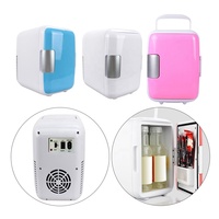 Mini-Réfrigérateur Haute Qualité à Refroidissement Rapide, 4 Litres/6 Canettes, pour Soins de la Peau, Chambre et Voiture