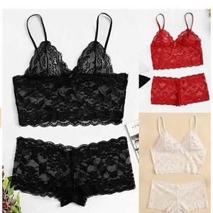 Fabricante de pijamas para mujer, venta al por mayor de camisolas de imitación de seda, holgadas, cómodas, con encaje, conjunto de dos piezas, lencería, bata. - Product Image 1