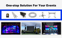 Pantalla LED de 3m X 2m, Panel LED Ultrafino para Exteriores, Tamaño 500x500mm, Fondo de Escenario para Cabina de DJ, Pantalla LED de Video Wall