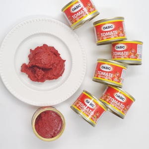 Pasta de Tomate Halal con Sabor Dulce, Enlatada al Vapor, en Envase Tipo Tambor, Conservada en Agua, a Granel, Marca OASIC - Product Image 2