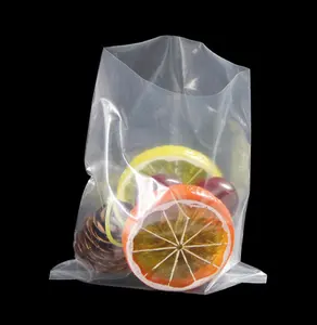Plastic Kant Embossing Zegel Mbb Vacuüm Zak Fruit Food Pe Droog Fruit Verpakking Zakken Wegwerpt Voedsel Zak Voor Groente En Fruit