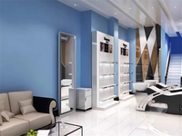 Présentoir de maquillage magasin de détail étagères de design d'intérieur salon de beauté magasin de cosmétiques vernis à ongles parfum présentoirs étagères support