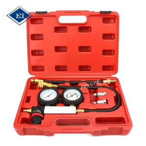 Full Function TU-21 Cylinder Leak Detector Compression Tester Engine Leak Gauge Automotive Engine Cylinder Testing Tool