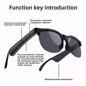 Gafas Inteligentes GNLing HY02 con Traducción Global por IA para Gafas de Sol, Anti-UV, para Ciclismo, Escuchar Música, Audiolibros, Llamadas, con Botón de Activación - Product Image 3