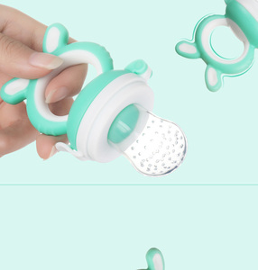Grignoteuse en Silicone sans BPA pour bébé, nourriture fraîche, sucettes pour nourrissons, mangeoire pour nouveau-né, récipient alimentaire quotidien sans danger pour les fruits, biberons - Product Image 2