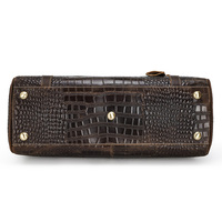 Sac de voyage de luxe en cuir véritable pour homme, motif crocodile, sac à bagages en cuir