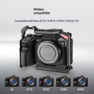 A7M4/<span class=keywords><strong>A7R4</strong></span>/A7R5/A7S3/A1กล้องกรงกระต่ายแพคเกจเต็มรูปแบบโลหะไมโครเฟรมเดี่ยวอุปกรณ์เสริม - Product Image 3