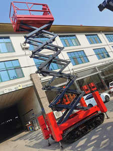 Новый самоходный гусеничный ножничный подъемник по заводской цене, 6 м, грузоподъемность 300 кг - Product Image 5