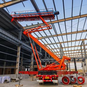 OEM Accept Truck Mounted Hydraulic Aerial Elevating Platform Electric Control with Engine Support <b>for</b> Roof Level Jobs - Product Image 6