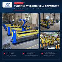 Robot de soudage TIG 6 axes haute précision avec panneau de commande intelligent PLC, torche robotisée, station de nettoyage automatique, charge utile de 500 kg