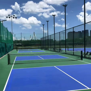 Dụng cụ chơi quần vợt di động Pickleball Post and <span class=keywords><strong>Net</strong></span> Full Court với các tính năng tích hợp để giải trí và tập luyện - Product Image 1