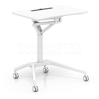 Mobilier de salle de classe de style moderne Table de professeur et d'étudiant convertible avec roues Dernier design Mobilier scolaire vendu dans son ensemble