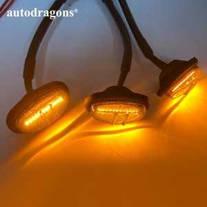 3 lampes LED ambre avec boîtier fumé pour calandre avant de Ranger Raptor 2020, lampes de calandre externes - Product Image 6