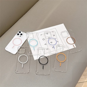 Slim Frameless Clear <b>PC</b> Magnetic Case for iPhone 16 15 14 Plus 13 12 Pro Max Heat Dissipation <b>Wireless</b> Charge Cover - Product Image 2