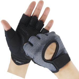 Guantes Finos Antideslizantes de Medio Dedo para Mujer, Equipo de Yoga para Barra Horizontal, Entrenamiento Físico - Product Image 3