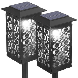 Lampe solaire LED pliable pour jardin, lumière blanche en forme de cœur, lampe de sol décorative pour patio et cour - Product Image 2