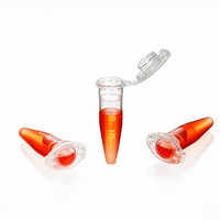Tubes de microcentrifugation à faible teneur en protéines pour le stockage d'échantillons de protéines précieux, sans DNase ni RNase