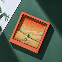 Aimant de réfrigérateur en bois rustique gravé avec logo personnalisé en 3D, cadeau de mariage personnalisé, souvenir de réunion de famille, cadeau promotionnel pour entreprise
