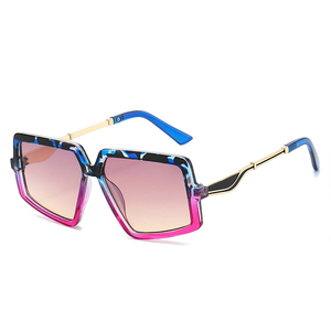 Women's 2026 Lightweight Metal <b>Square</b> Full Rim Transparent Vintage Tortoiseshell Red Fashion <b>Sunglasses</b> UV400 PC Block Design - Product Image 1