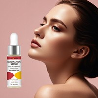 Sérum facial à la niacinamide et à l'hyaluronate de sodium 15 ml, hydratant, soin de la peau, OEM, étiquette privée pour le visage