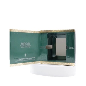 Premium Custom Cosmetic <b>Gift</b> <b>Boxes</b> with Gold Stamping UV Coating on White Cardstock - Product Image 4