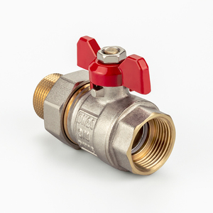 Tmok Chất lượng cao 1/2 "3/4" 1 "inch PN16 lỏng Doanh Brass bóng van với Công Đoàn 2 cái kết nối - Product Image 5