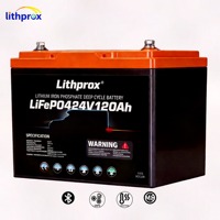 Batería LiFePO4 de 24V 120AH con Calefacción para Bajas Temperaturas, Bluetooth M8, para Carrito de Golf, RV, Camper, Fuente de Alimentación de Funcionamiento Continuo a Baja Temperatura