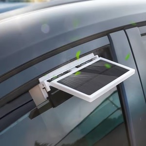 Xe Hệ Thống Làm Mát Năng Lượng Mặt Trời Bảng Điều Khiển Điện Cửa Sổ Xe Cooler <span class=keywords><strong>Fan</strong></span> Tự Động Không Khí Vent Thông Gió <span class=keywords><strong>Fan</strong></span> Năng Lượng Mặt Trời Tản Nhiệt 2 Người Hâm Mộ - Product Image 3