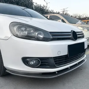 Lèvre de pare-chocs avant StarNav pour Golf 6 MK6 2008-2012, modèle standard, diffuseur, lame inférieure, kit carrosserie, accessoires tuning - Product Image 4