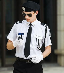 Ensemble uniforme <span class=keywords><strong>de</strong></span> sécurité pour hommes, chemise <span class=keywords><strong>de</strong></span> sécurité à manches longues pour le personnel <span class=keywords><strong>de</strong></span> sécurité des propriétés - Product Image 4