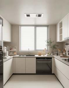 Service de personnalisation de toute la maison, cuisine moderne en aggloméré, mobilier de cuisine minimaliste de luxe pour villa - Product Image 1