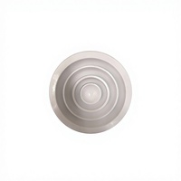Diffuseur en alliage d'aluminium, conteneur intérieur détachable, sortie d'air de climatisation centrale, système d'air frais à encliquetage, circulaire
