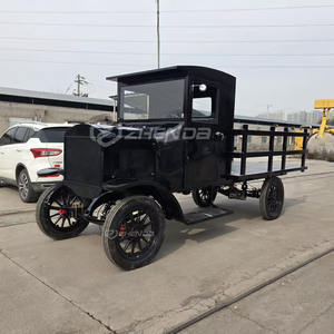 Vehículo <span class=keywords><strong>de</strong></span> Cine y <span class=keywords><strong>Televisión</strong></span> <span class=keywords><strong>de</strong></span> Color Negro, Autos Clásicos Antiguos, Retro, Vintage, Homologados para Circular en la Calle, Lujosos para Exteriores - Product Image 2