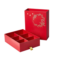 Boîte en papier décorative pour cadeau de mariage, avec Logo personnalisé, plusieurs tiroirs, noix salées, chocolat, dattes, Fruits secs et noix, emballage cadeau