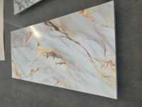 Panel Dinding PVC Lembaran Marmer Tahan Lama, Ringan, dan Mudah Dipasang untuk Interior