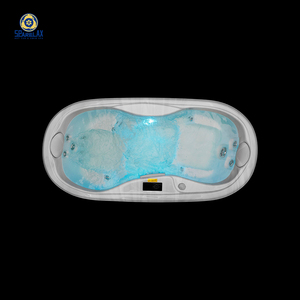 Bain à remous OEM personnalisable en profondeur avec configuration de jets sur mesure, piscine de massage en acrylique pour marque privée - Product Image 1
